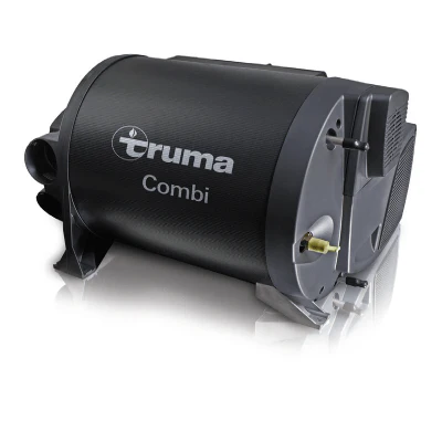 Truma Combi 4E c/w black flue, CP+. JG water fittings, 6m cable.