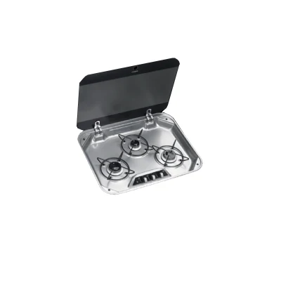 Thetford ARGENT Hob - R/H 3 Burner Lid Shut Off