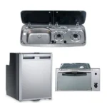 Dometic Fridge, Grill, Hob/Sink Unit Bundle (Sink on Left, 9222 Model)