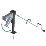 AL-KO Vero Light Plastic Steady Legs (Single Extended / Pair) - Image 5
